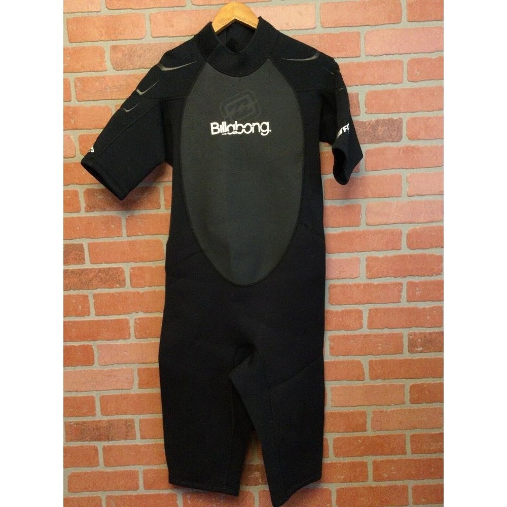 billabong men’s Wet Suit foil 2:2 short sleeve shorts xl Black Swim Surf Water